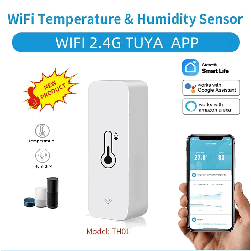 Zigbee temperature and humidity sensor TH10